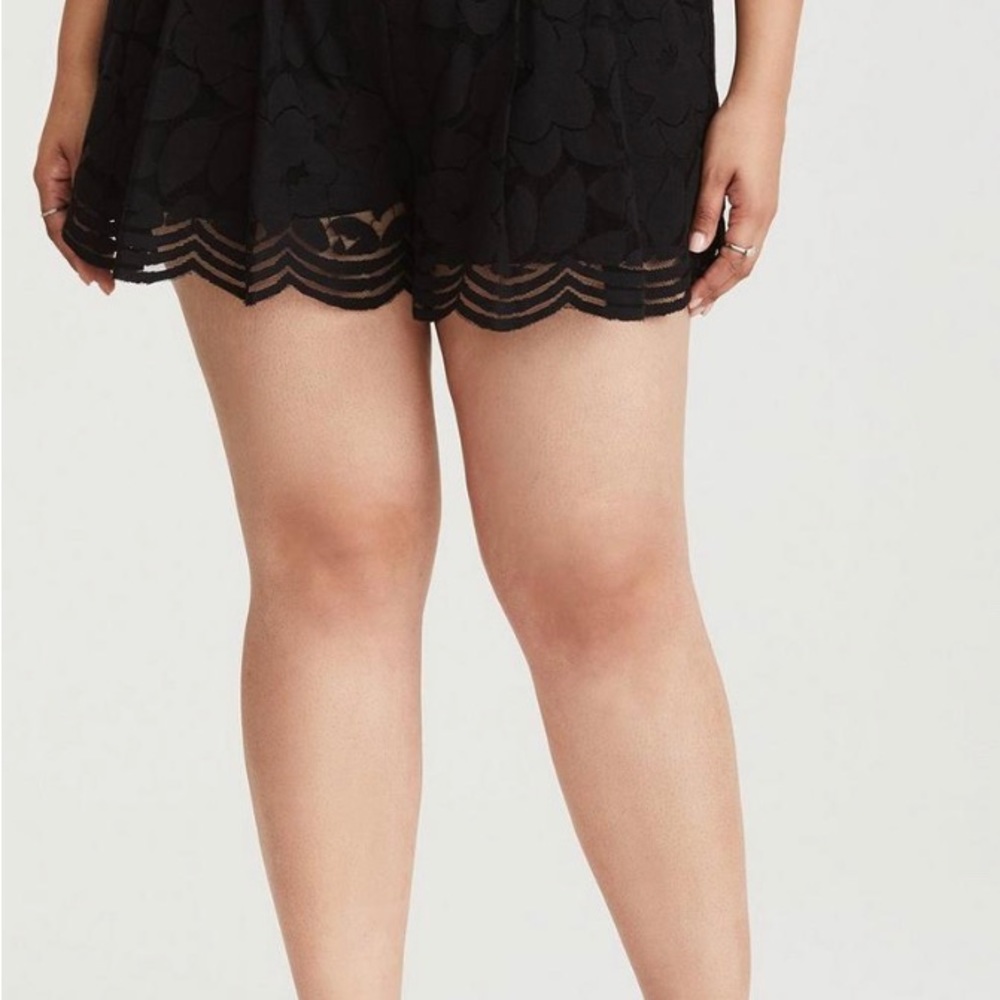 Black Lace shorts